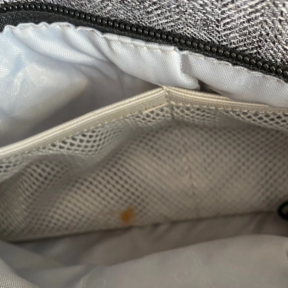 Ju-Ju-Be Gray backpack style Diaper bag.